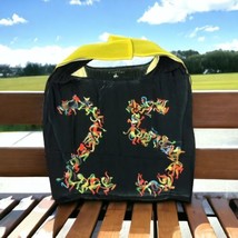 Cotelac France Black Yellow Reusable Fabric Market Shopper Tote 25 Chara... - $28.48