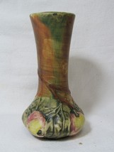 Weller Baldin Pottery Green Apples Bud Vase 7-1/4&quot; - $29.69