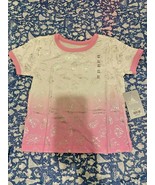 New Disney Mickey Mouse and Friends Allover Pink White T-Shirt for Girls... - £11.91 GBP