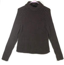 Paul Harris Design Sweater Women’s Lg. Long-Sleeved Brown Turtle Neck - £13.33 GBP