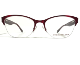Bcbgmaxazria Gloria Wine Eyeglasses Frames Black Red Purple Cat Eye 52-17-130 - £51.35 GBP