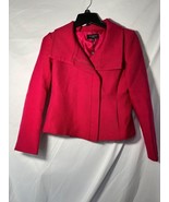 Talbots Pink Wool Blend Moto Zip Blazer Size 4P NWOT - $32.25