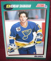 1991-92 Score Rookie &amp; Traded #38T Brendan Shanahan St. Louis Blues - £3.99 GBP