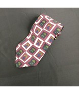 HUGO BOSS Men&#39;s Necktie Made In ITALY Designer Geometric - $11.26