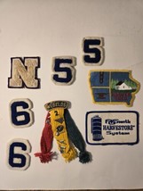 SET OF 8 Mixed Lot Boy Scouts of America Patches &amp; Webelos Ribbons with ... - $18.25