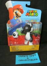 Super Mario Nintendo Black Yoshi 5&quot; action figure with egg Jakks Pacific toy  - £46.50 GBP