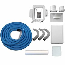 Hide A Hose Central Vacuum White Inlet Kit with 40 Foot Hose - $435.60