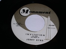 Jerry Byrd Invitation Memories Of Maria 45 Rpm Record Vinyl Monument Label VG++ - £15.72 GBP
