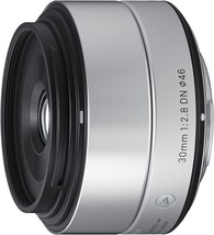 Sigma Art 30Mm F2.8 Dn Silver Lens For Micro Four Thirds Mount - $155.99