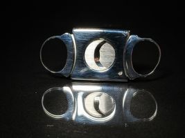 Solid Silver Cigar Cutter without original box image 8