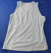 Nike Fit Dry Lightweight Pastel Blue Sport Workout Gym Yoga Tank Top Shirt Xl - £12.97 GBP