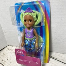 Chelsea Sprite Doll,  Barbie Dreamtopia Neon Lime Green Hair. New - £7.74 GBP
