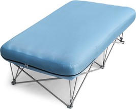 Camping Cots For Adults, Folding Camping Cot With Inflatable Air Mattress And - £124.65 GBP