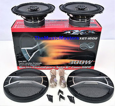 Pair 6&quot; inch Quality Coaxial 2-Way Car Audio Stereo Radio Replacement Sp... - £36.74 GBP