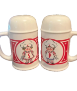 Campbell&#39;s Soup Kids Large Salt &amp; Pepper Shakers Rare Collectable Excell... - €10,31 EUR