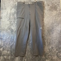 REI COOP Pants Mens 42x32 Grey Semi Fitted Hiking Outdoors Light Summer ... - £15.55 GBP
