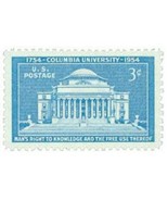 1954 U.S. #1029 3¢ Columbia University Postage Stamps | (5) Unused - £2.30 GBP