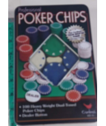 Cardinal Professional Poker Chips w/ 11.5g Poker Chips tins are bent - £3.03 GBP