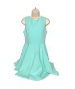 Oasap Women&#39;s A Line Dress Size Small Light Blue Ruffles Scoop Neck Slee... - $24.80