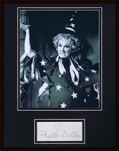 Phyllis Diller Signed Framed 11x14 Photo Display  - £78.88 GBP