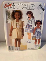 McCall&#39;s Children dress &amp; jacket pattern sz 4 to 6 2354 - uncut - £4.90 GBP