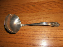 Antique Queens Lace by International Sterling Silver 6 1/2&quot; Gravy Ladle ... - $49.45