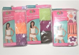 Fruit of the Loom Womens Boy Shorts Various Colors Sizes 6 and 8 NIP - £7.18 GBP