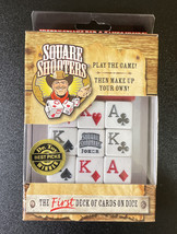 Square Shooters Dice Game - The First Deck of Cards on Dice New - $15.00