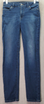 Lucky Brand Jeans Women&#39;s Size 2 Blue Denim Cotton Flat Front Hayden Ski... - £15.87 GBP
