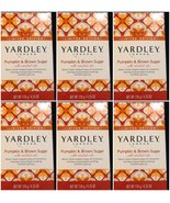 Yardley Bar Soap Pumpkin and Brown Sugar Pack of 6 - £14.55 GBP