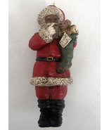 All God&#39;s Children Martha Holcombe Christmas Ornament Santa &amp; Scooty Pup... - £15.12 GBP