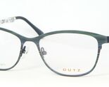 DUTZ DZ680 47 Matt Grün Blau Grau Brille Rahmen Hypoallergen 52-17-140mm - $100.95