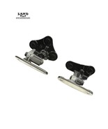 MERCEDES X166 ML/GL/GLE/GLS PASSENGER REAR DOOR HINGE UPPER LOWER SET BLACK - $67.90 CAD