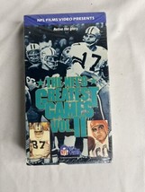 The NFL&#39;s Greatest Games Vol 2 (VHS, 1988 Fox) Football NFL Video Presents - $4.95