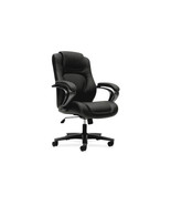 Executive Vinyl High-Back Chair Black - $635.99 CAD