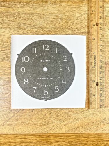 Westclox Big Ben Alarm Clock Paper Replacement Dial (See Description) (L... - $7.98