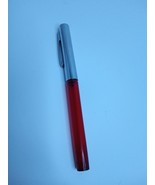 Vintage See Through Red Sheaffer Fountain Pen M Nib Flat Ends. - $294.07 MXN