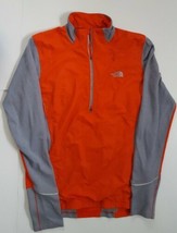The North Face Flight Series Lightweight Jacket Men&#39;s Small Orange/Gray Pullover - £18.31 GBP