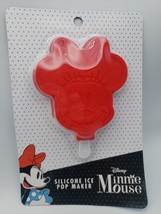 New Disney Minnie Mouse Silicone Mold Ice Pop Popsicle Maker Red Best Br... - £7.80 GBP