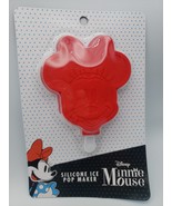 New Disney Minnie Mouse Silicone Mold Ice Pop Popsicle Maker Red Best Br... - €8,44 EUR