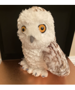 Wild Republic Plush  Snowy Owl Hedwig Animal White Brown Soft 12 in - $17.33