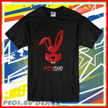 New Shirt Adorable Psycho Weird Bunny T-Shirt Usa Size S-5XL - £17.49 GBP