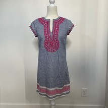 Vineyard Vines Embroidered Striped Tunic Dress - £23.20 GBP