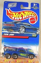 2000 Hot Wheels Mainline/Collector #211 TOW JAM Blue w/Chrome 5 Spoke Wheels - £6.29 GBP