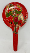 Vintage T Cohn Noisemaker German Boy Ringing Bell Paddle Shaped - £8.75 GBP