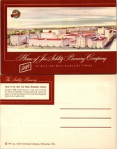 Wisconsin(WI) Milwaukee Schlitz Brewing Company Beer Alcohol 1949 VTG Postcard - £7.39 GBP