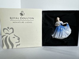 Royal Doulton Elaine 2&quot; Miniature Lady M201 New With Box - $30.68