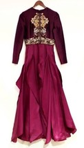 SOB Wedding Dress Ball Gown Pessi Miller Design Size 4 Sangria Purple Color Gold - £1,984.54 GBP