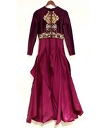 SOB Wedding Dress Ball Gown Pessi Miller Design Size 4 Sangria Purple Co... - £1,955.44 GBP