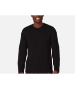 Cuddl Duds Men&#39;s Cabin  Pajama Top black sz large  $39 Retail - £9.14 GBP